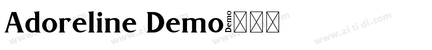 Adoreline Demo字体转换